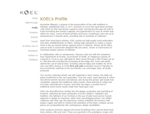 Tablet Screenshot of koel.com.pk